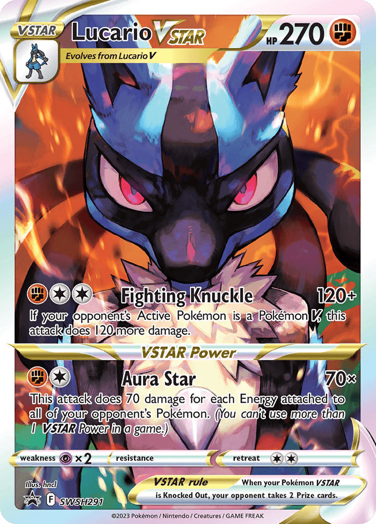 Lucario VSTAR (SWSH Black Star Promos) - SWSH291/307