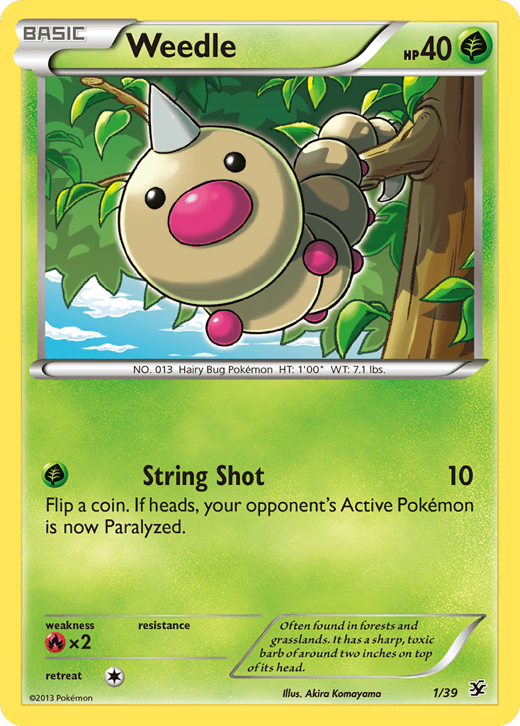 Weedle (Kalos Starter Set) - 1/39