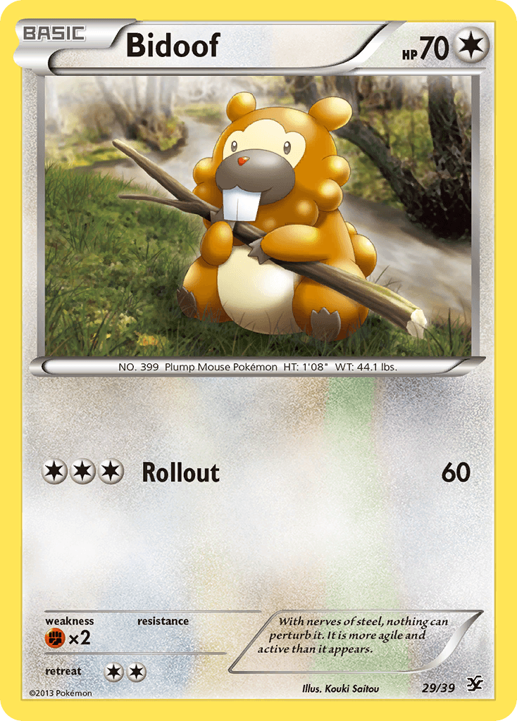 Bidoof (Kalos Starter Set) - 29/39