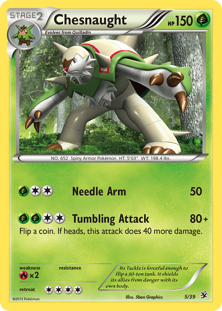 Chesnaught (Kalos Starter Set) - 5/39