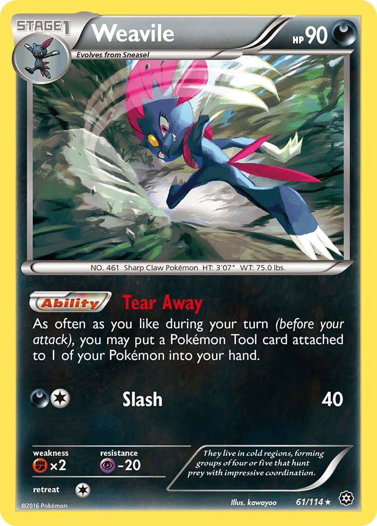 Weavile (Steam Siege) - 61/114