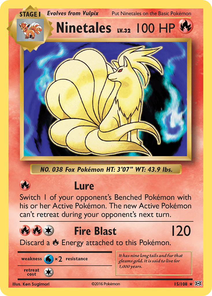 Ninetales (Evolutions) - 15/108