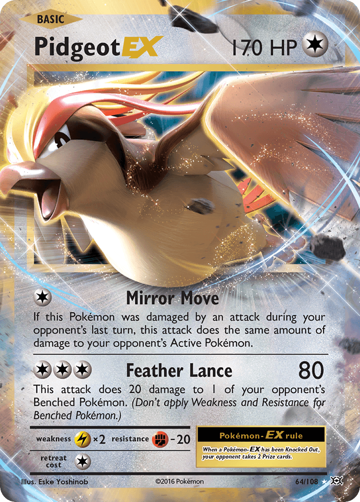 Pidgeot-EX (Evolutions) - 64/108