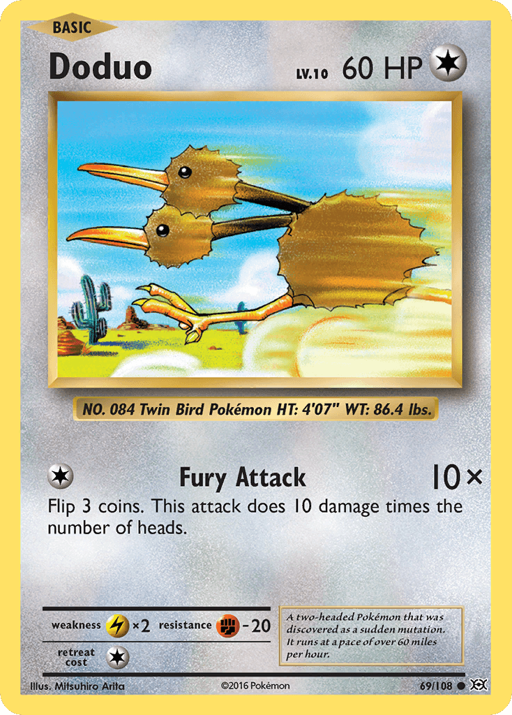 Doduo (Evolutions) - 69/108