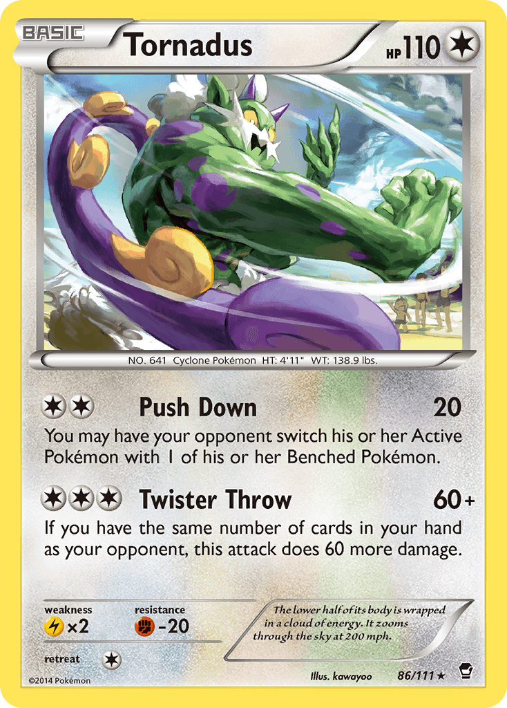 Tornadus (Furious Fists) - 86/111