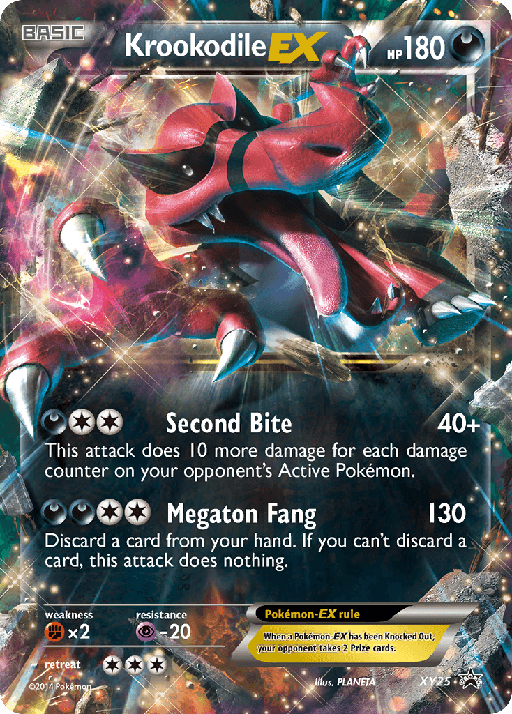 Krookodile-EX (XY Black Star Promos) - XY25/211